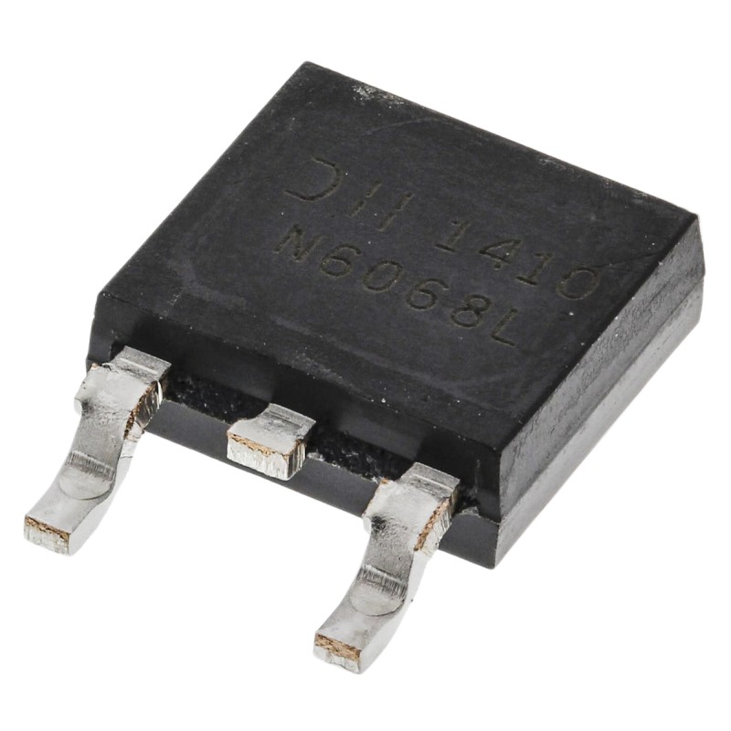 25 pcs - N-Channel MOSFET, 8.5 A, 60 V, 3-Pin DPAK Diodes Inc DMN6068LK3-13