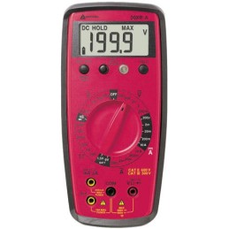 1 pcs - Amprobe 30XR-A Handheld Digital Multimeter, 10A ac Max, 10A dc Max, 600V ac Max - RS Calibrated
