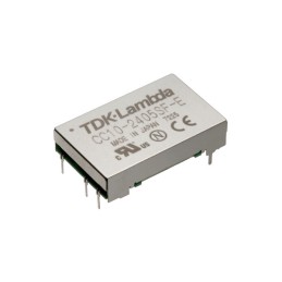 1 Tray of 10 - TDK-Lambda CC-E DC-DC Converter, 5V dc/ 2A Output, 4.5, 9 V dc Input, 10W, Through Hole, +85°C Max Temp -40°C Min