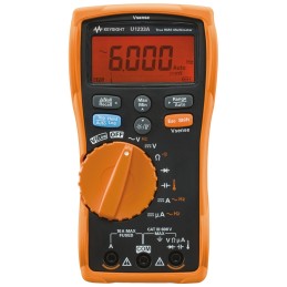 1 pcs - Keysight Technologies U1233A Handheld Digital Multimeter, True RMS, 10A ac Max, 10A dc Max, 600V ac Max - RS Calibrated