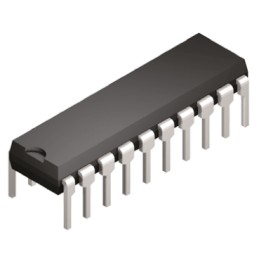 5 pcs - Texas Instruments SN74ABT540N Octal-Channel Buffer & Line Driver, 3-State, Inverting, 20-Pin PDIP