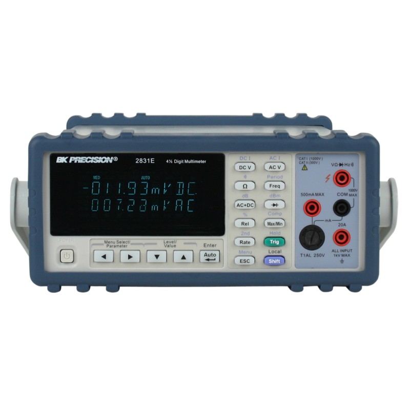 1 pcs - BK Precision 2831E Bench Digital Multimeter, True RMS, 20A ac Max, 20A dc Max, 750V ac Max - RS Calibrated