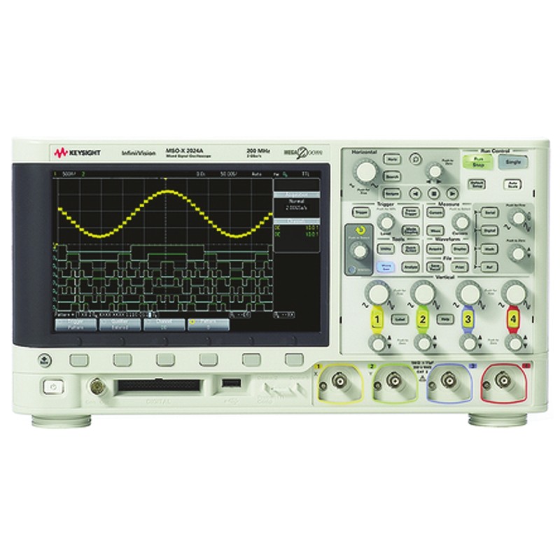 1 pcs - Keysight Technologies MSOX2002A InfiniiVision 2000 X Series Digital Bench Oscilloscope, 2 Analogue Channels, 70MHz, 8