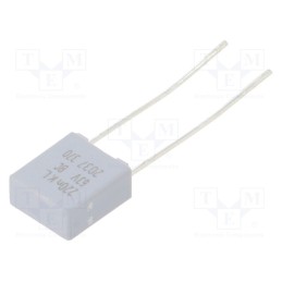10 pcs x VISHAY - BFC237075224 - Capacitor: polyester, 220nF, 40VAC, 63VDC, 5mm, ±10%, 3.5x8x7.2mm
