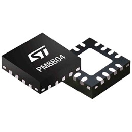 5 pcs - STMicroelectronics PM8804TRLow Side, Gate Driver Power Switch IC 16-Pin, VFQFPN