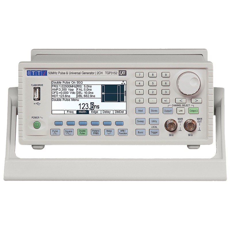 1 pcs - Aim-TTi TGP3151 Pulse Generator, 1 mHz min, 25 (Double Pulse) MHz, 50 (Pulse) MHz max, RS Calibration
