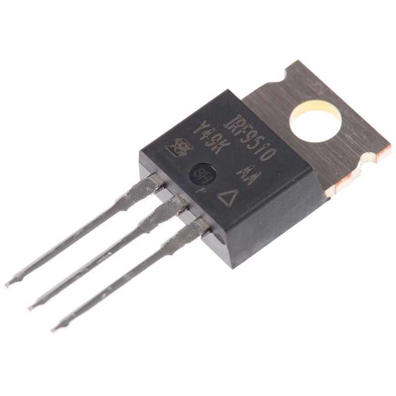 25 pcs - P-Channel MOSFET, 4 A, 100 V, 3-Pin TO-220AB Vishay IRF9510PBF