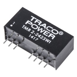 1 Tube of 10 - TRACOPOWER TMR 2WI DC-DC Converter, ±15V dc/ ±65mA Output, 9 - 36 V dc Input, 2W, Through Hole, +85°C Max Temp
