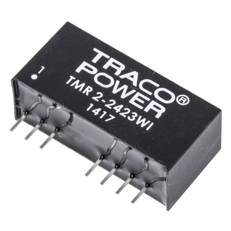 1 Tube of 10 - TRACOPOWER TMR 2WI DC-DC Converter, ±15V dc/ ±65mA Output, 9 - 36 V dc Input, 2W, Through Hole, +85°C Max Temp