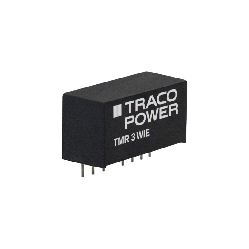 1 Tube of 10 - TRACOPOWER TMR 3WIE DC-DC Converter, 5V dc/ 600mA Output, 18 - 75 V dc Input, 3W, Through Hole, +85°C Max Temp