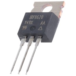 2 pcs - P-Channel MOSFET, 3.5 A, 200 V, 3-Pin TO-220AB Vishay IRF9620PBF