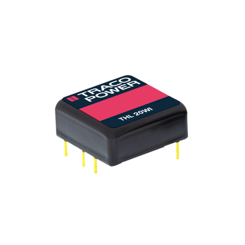 1 Tube of 10 - TRACOPOWER THL 20WI DC-DC Converter, ±12V dc/ ±835mA Output, 9 - 36 V dc Input, 20W, Through Hole, +85°C Max