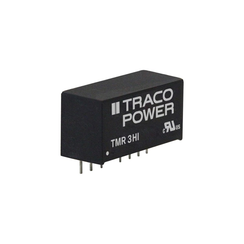 1 Tube of 10 - TRACOPOWER TMR 3HI DC-DC Converter, ±5V dc/ ±300mA Output, 9 - 18 V dc Input, 3W, Through Hole, +85°C Max Temp