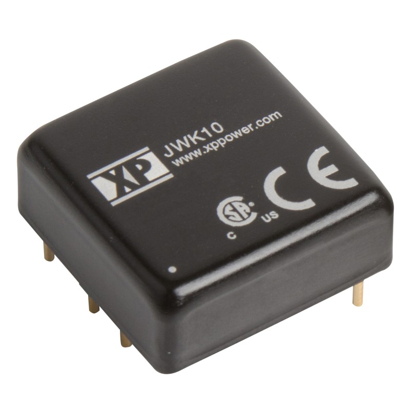 1 Tube of 10 - XP Power JWK10 DC-DC Converter, 12V dc/ 830mA Output, 9 - 36 V dc Input, 10W, Through Hole, +100°C Max Temp