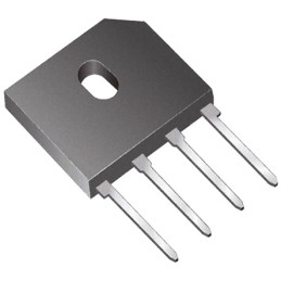 5 pcs - Vishay Bridge Rectifier, 6A, 200V, 4-Pin