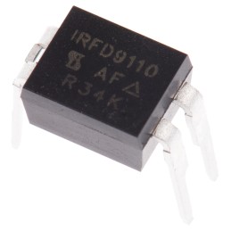 20 pcs - P-Channel MOSFET, 700 mA, 100 V, 4-Pin HVMDIP Vishay IRFD9110PBF