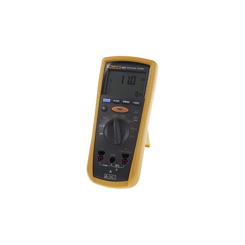 1 pcs - Fluke 1507 Insulation & Continuity Tester, 50V Min, 1000V Max, 10GΩ Max, CAT III 600V - RS Calibration