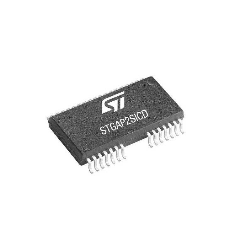 5 pcs - STMicroelectronics STGAP2SICDTR, 4 A, 3.1 V, 5.5 V 36-Pin, SO-36W