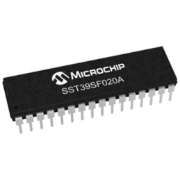 5 pcs - Microchip 2MB Parallel Flash Memory 32-Pin PDIP, SST39SF020A-70-4C-PHE