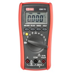 1 pcs - RS PRO IDM73 Handheld Digital Multimeter, True RMS, 10A ac Max, 10A dc Max, 750V ac Max - RS Calibrated