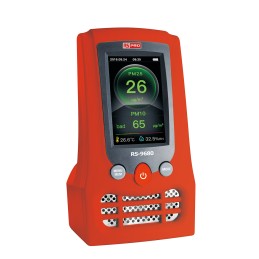 1 pcs - RS PRO RS-9680 Air Quality Meter for Formaldehyde, Humidity, PM 2.5, PM 10, Temperature, TVOC, Battery-Powered