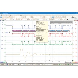 1 pcs - Pico Technology 2405A PicoScope 2000 Series Analogue PC Based Oscilloscope, 4 Analogue Channels, 25MHz