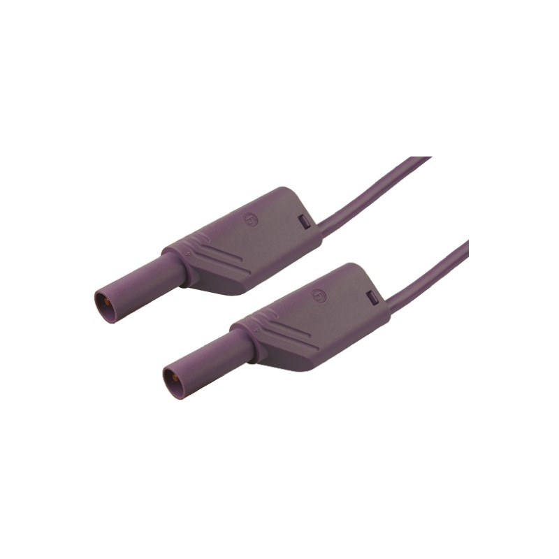 1 pcs - Hirschmann Test & Measurement, 32A, 1000V ac/dc, Violet, 1m Lead Length