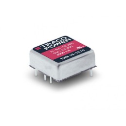 1 Tube of 10 - TRACOPOWER THN 15N DC-DC Converter, 5V dc/ 3A Output, 18 - 36 V dc Input, 15W, Through Hole, +105°C Max Temp