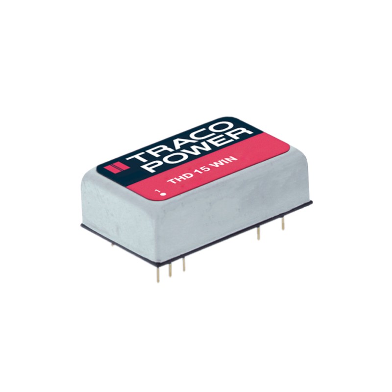 1 Tube of 10 - TRACOPOWER THD 15WIN DC-DC Converter, ±12V dc/ ±625mA Output, 9 - 36 V dc Input, 15W, Through Hole, +85°C Max