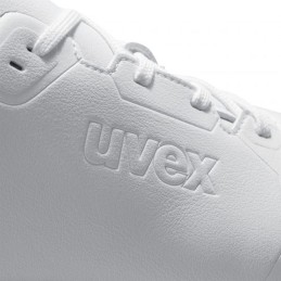 1 Pair - Uvex Uvex 1 Men, Women White Non Metallic Toe Capped Safety Shoes, UK 10, EU 44