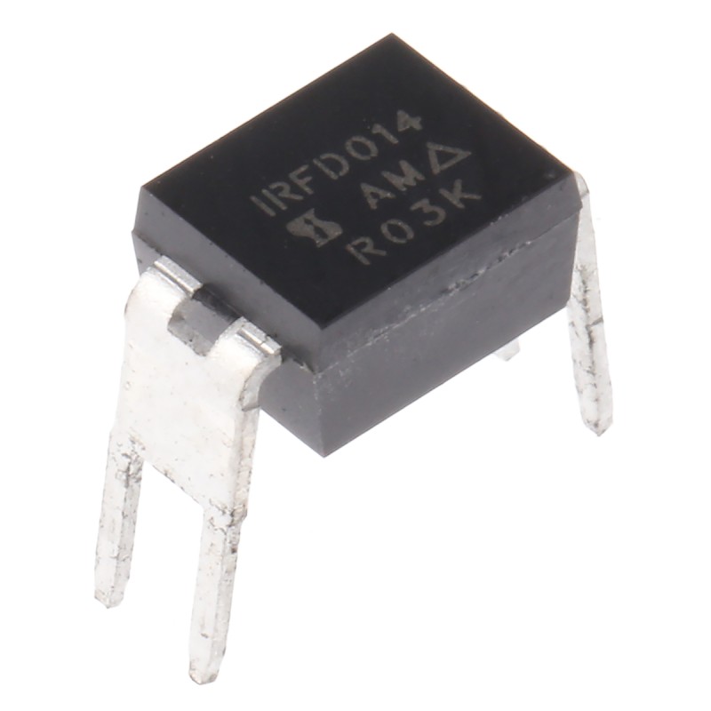 10 pcs - N-Channel MOSFET, 1.7 A, 60 V, 4-Pin HVMDIP Vishay IRFD014PBF