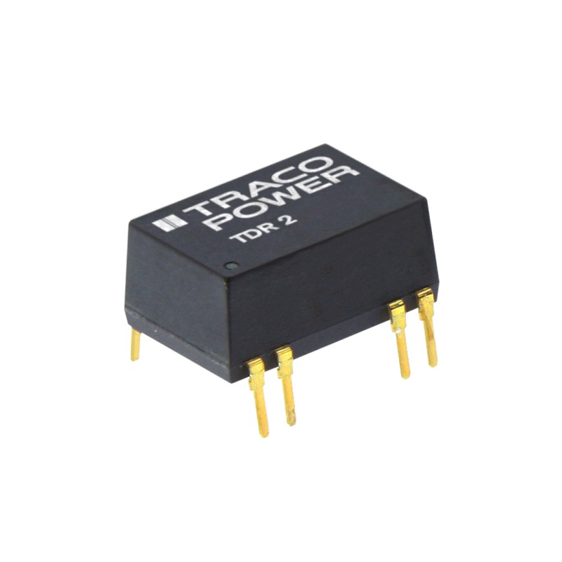 1 Tube of 10 - TRACOPOWER TDR 2 DC-DC Converter, 5V dc/ 400mA Output, 36 - 75 V dc Input, 2W, Through Hole, +85°C Max Temp