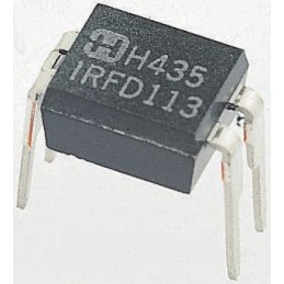 10 pcs - N-Channel MOSFET, 1.3 A, 100 V, 4-Pin HVMDIP Vishay IRLD120PBF