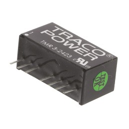 1 Tube of 10 - TRACOPOWER TMR 3 DC-DC Converter, ±15V dc/ ±100mA Output, 18 - 36 V dc Input, 3W, Through Hole, +85°C Max Temp
