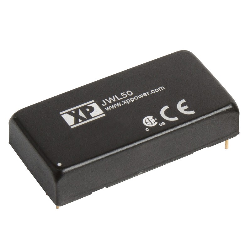1 Tube of 10 - XP Power JWL50 DC-DC Converter, 24V dc/ 2.08A Output, 9 - 36 V dc Input, 50W, Through Hole, +105°C Max Temp