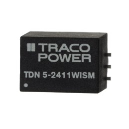 1 Tube of 10 - TRACOPOWER TDN 5WISM DC-DC Converter, 5V dc/ 1A Output, 9 - 36 V dc Input, 5W, Surface Mount, +75°C Max Temp