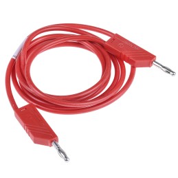 1 pcs - Hirschmann Test & Measurement, 16A, 30 V ac, 60V dc, Red, 1.5m Lead Length