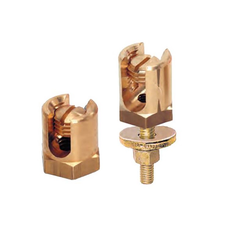 50 pcs - MECATRACTION Earthing Line Support Brass Cable Tray Accessory, 19 mm Width