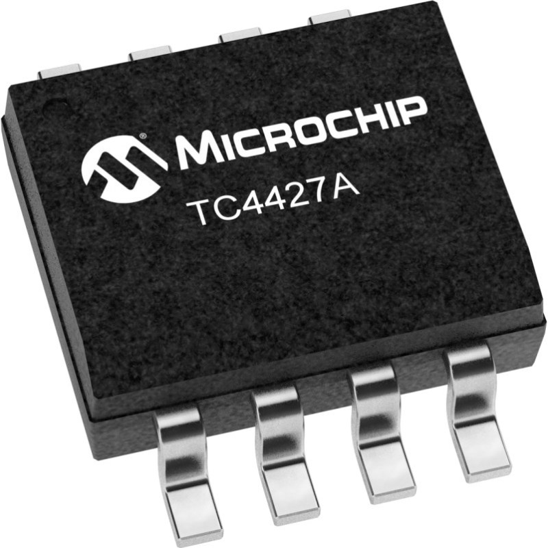 5 pcs - Microchip TC4427AEUA713, 1.5 A, 18V 8-Pin, MSOP