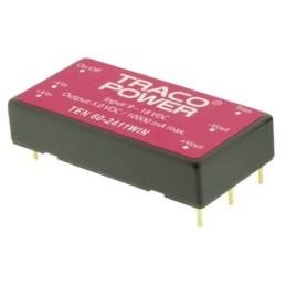 1 Tube of 10 - TRACOPOWER TEN 60WIN DC-DC Converter, 12V dc/ 5A Output, 18 - 75 V dc Input, 60W, Through Hole, +85°C Max Temp