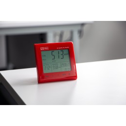1 pcs - RS PRO DT-802 Air Quality Monitor for CO2, Humidity, Temperature, +50°C Max, 90%RH Max, Mains-Powered