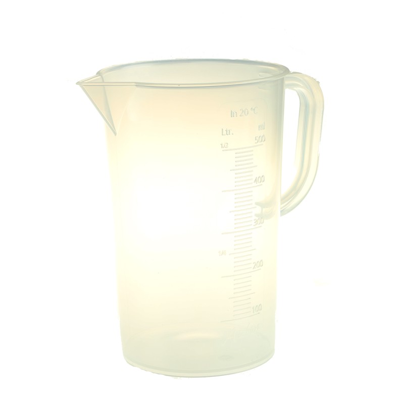 1 pcs - RS PRO PP 500ml Laboratory Jug