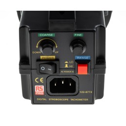 1 pcs - RS PRO DT-2239-2 (230V) Stroboscope, 10000rpm Max, ±0.05 % Accuracy, 1s Sample Time