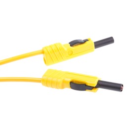 1 pcs - Hirschmann Test & Measurement, 16A, 60V dc, Yellow, 2m Lead Length