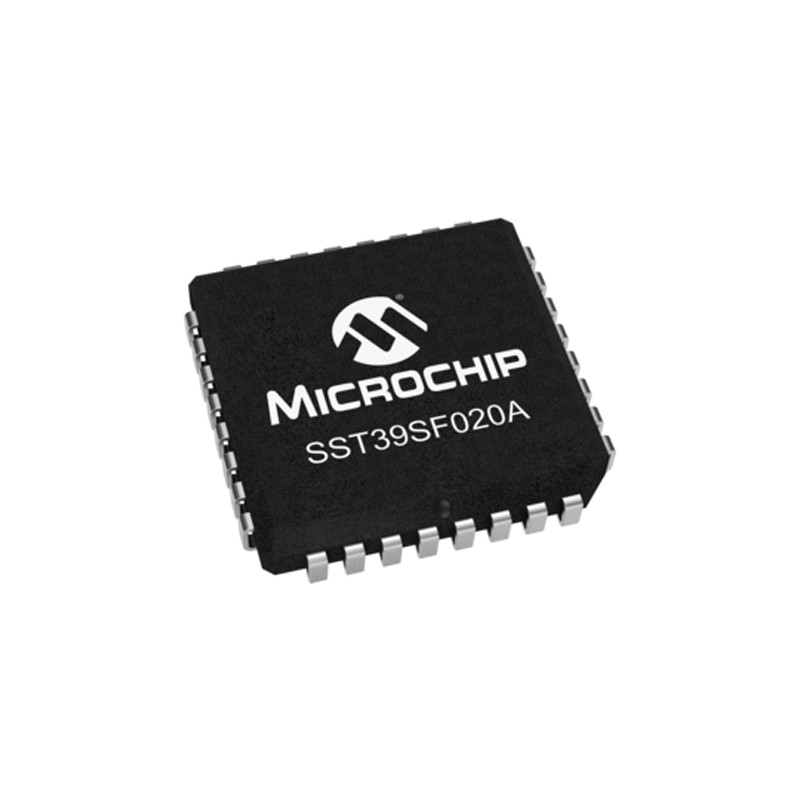 5 pcs - Microchip 2MB Parallel Flash Memory 32-Pin PLCC, SST39SF020A-70-4I-NHE