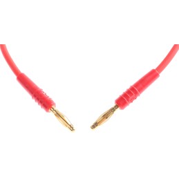 1 pcs - Staubli 2 mm Connector Test Lead, 10A, 30 V ac, 60V dc, Red, 450mm Lead Length