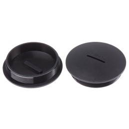 10 pcs - RS PRO Blanking Plug, M63, 62.4mm Hole Diameter, Nylon 66, 69.3mm Diameter, Threaded