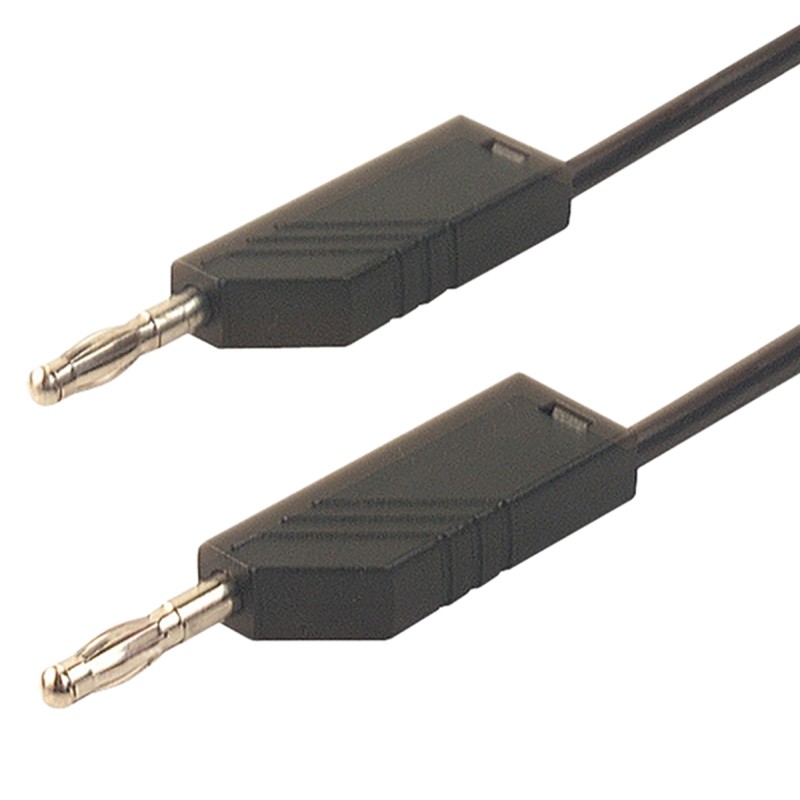 1 pcs - Hirschmann Test & Measurement, 32A, 30 V ac, 60V dc, Black, 250mm Lead Length