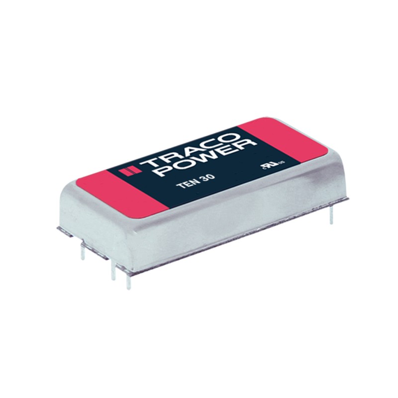 1 Tube of 10 - TRACOPOWER TEN 30 DC-DC Converter, ±15V dc/ ±1A Output, 9 - 18 V dc Input, 30W, Through Hole, +85°C Max Temp