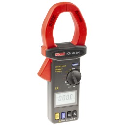 1 pcs - RS PRO ICM2000N Clamp Meter, 2500A dc, Max Current 2100A ac CAT III 600 V